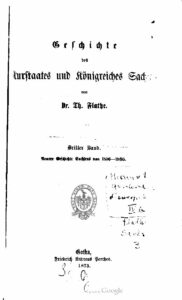 3. Band - Neuere Geschichte Sachsens von 1806-1866