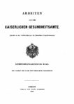 Arbeiten aus dem Kaiserlichen Gesundheitsamte – 27.Band – Jahrgang 1908
