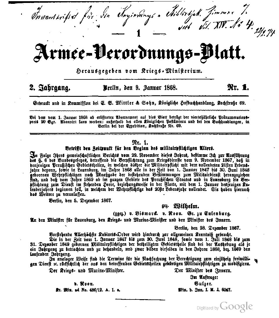 1868 - Zweiter Jahrgang