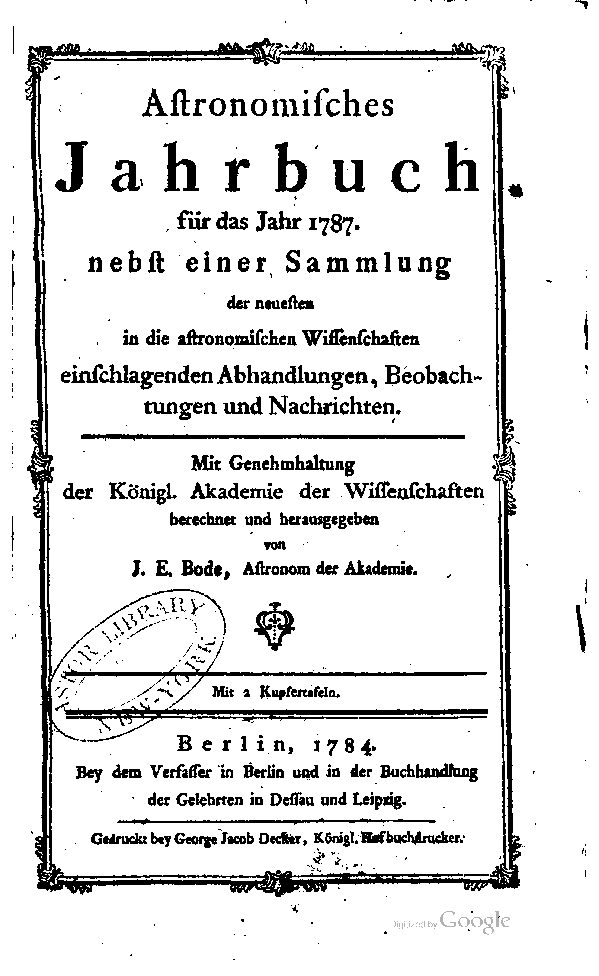 Jahrgang 1784