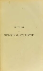 Beiträge zur Medizinal-Statistik – Jahrgang 1875