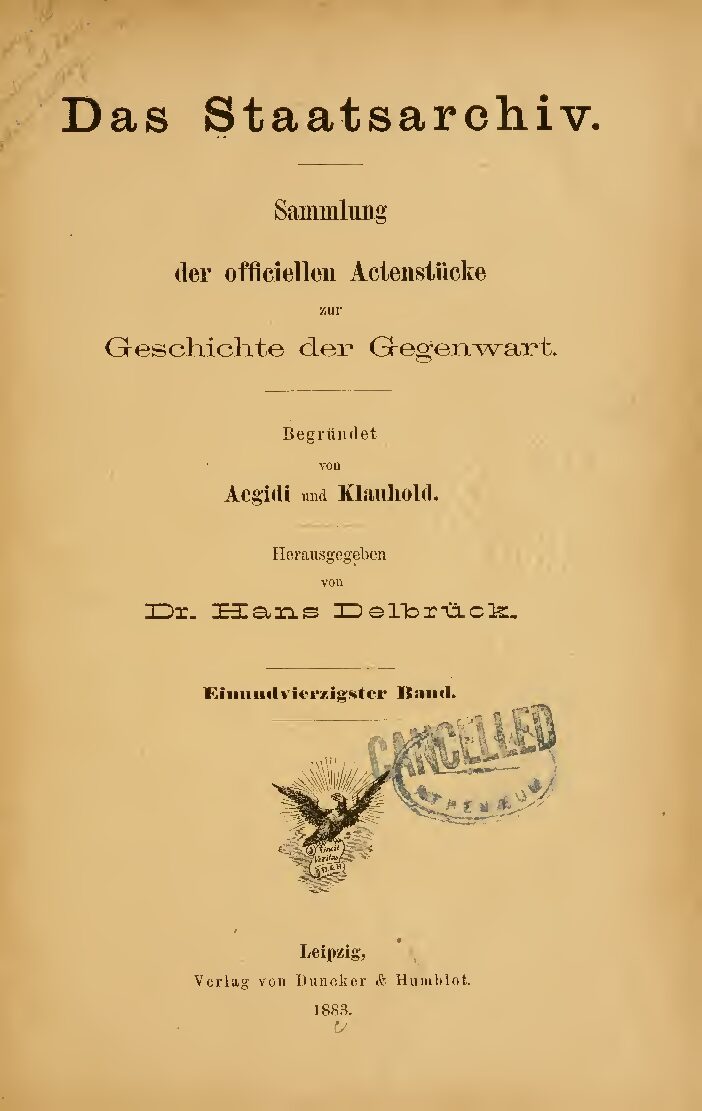 41. Band - Jahrgang 1883