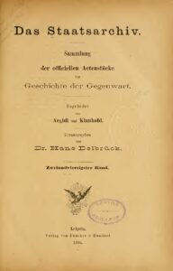 Das Staatsarchiv – Sammlung der Offiziellen Aktenstücke zur Geschichte der Gegenwart 42.Band – Jahrgang 1884