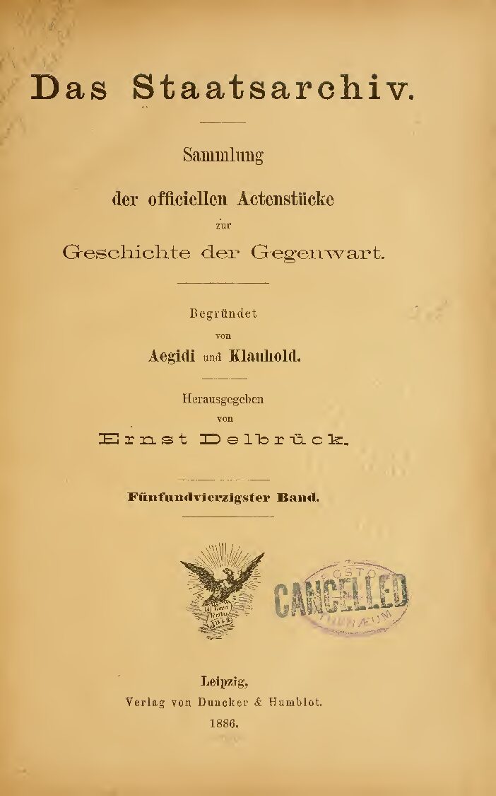 45. Band - Jahrgang 1886