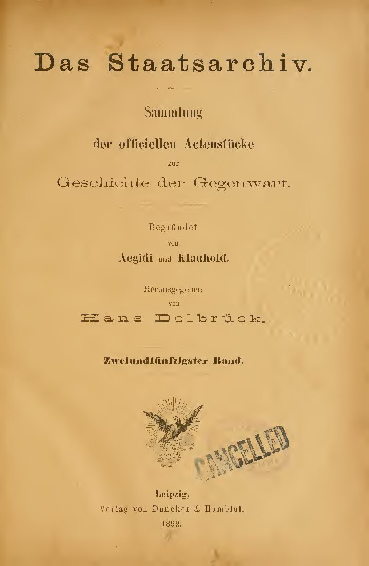 52. Band - Jahrgang 1892