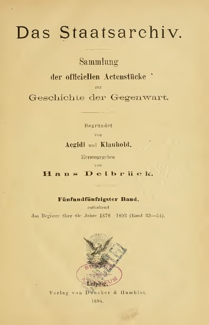55. Band - Jahrgang 1894