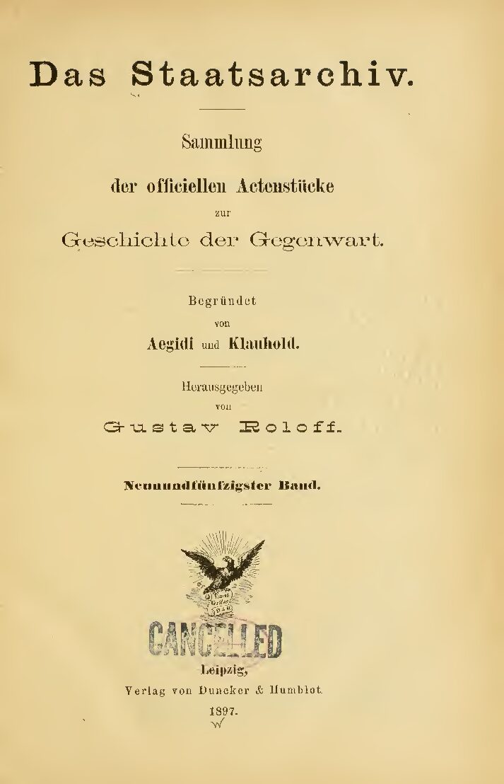 59. Band - Jahrgang 1897