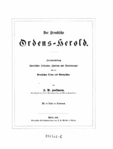 Der Preußische Ordens-Herold