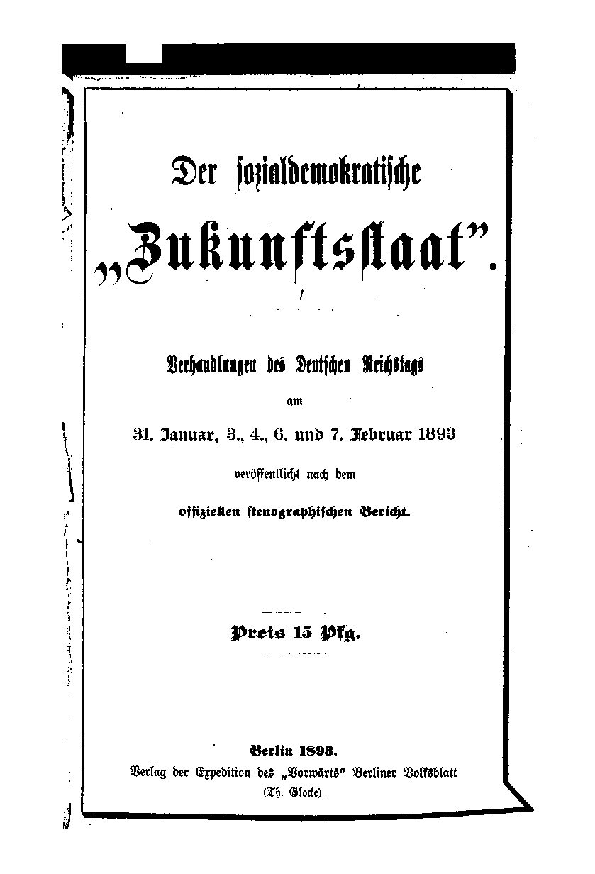 Der sozialdemokratische Zukunftsstaat