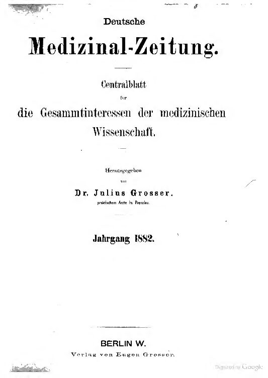 Deutsche Medizinal-Zeitung