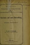 Deutsche Medizinal-Zeitung Heft 46 – Das Karzinom und seine Behandlung in dem letzten Jahrzehnt – Jahrgang 1885