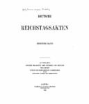 Deutsche Reichstagsakten – 10. Band – Jahrgang 1906