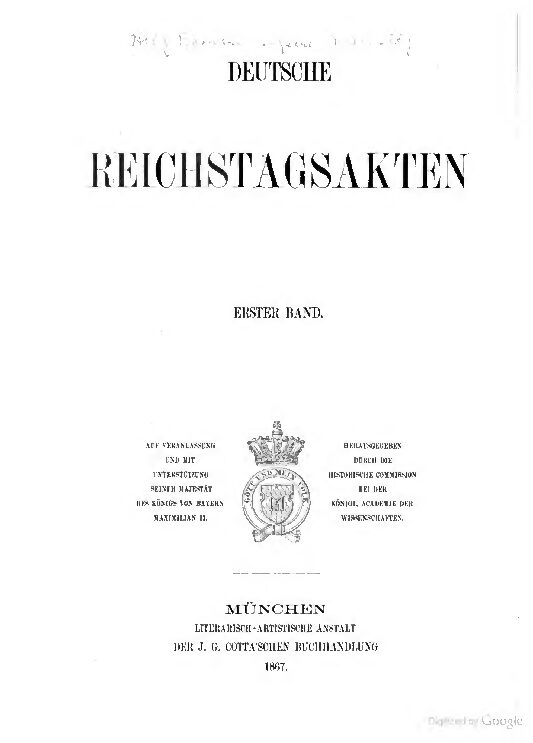 1. Band - Jahrgang 1867