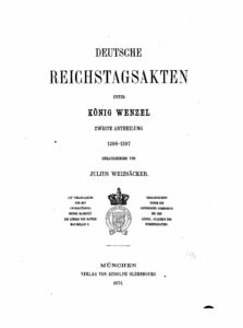 Deutsche Reichstagsakten – 2. Abtheilung – Jahrgang 1874