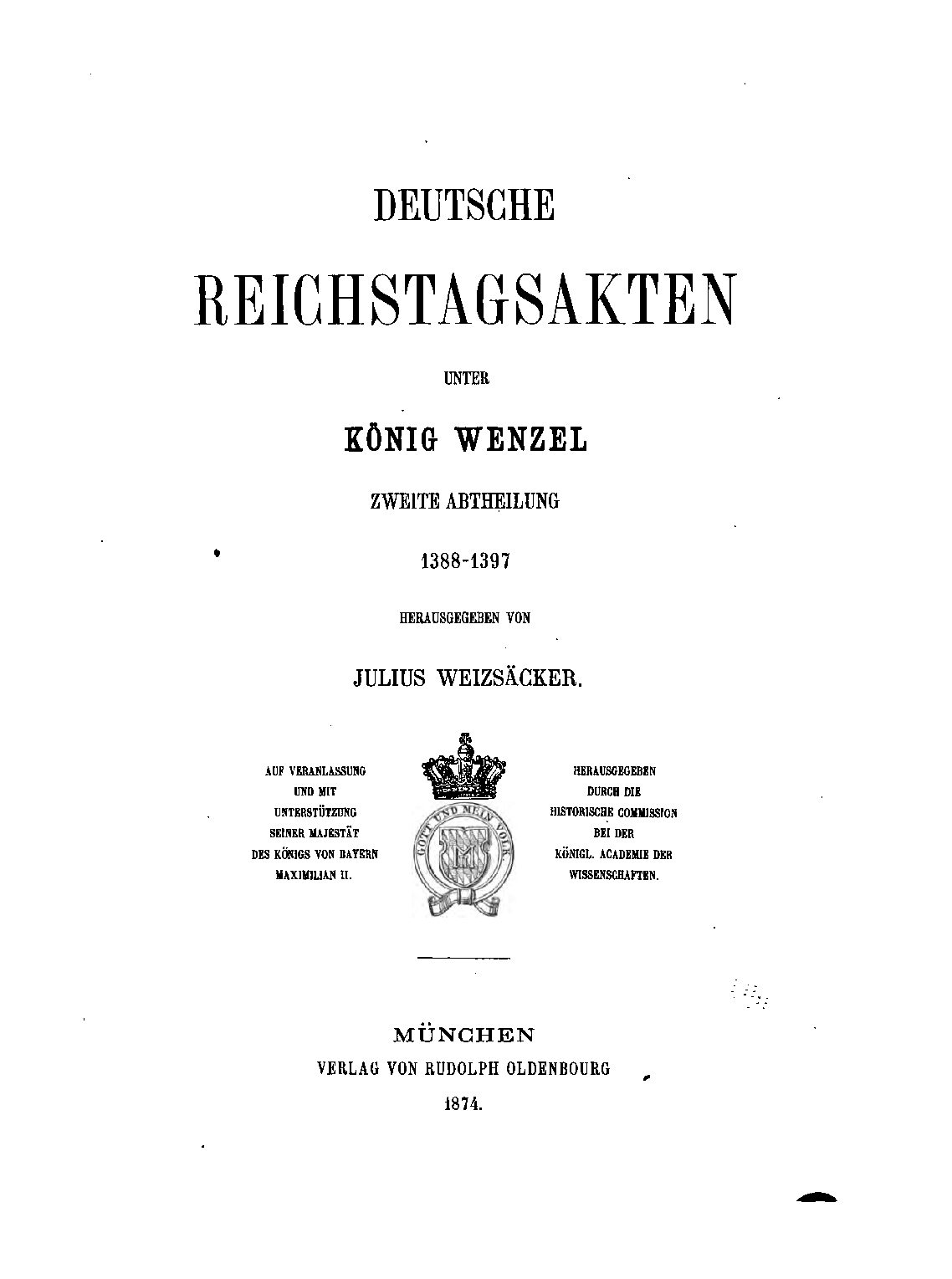 2. Abtheilung - Jahrgang 1874