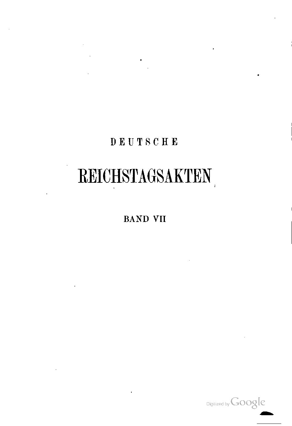 7. Band - Jahrgang 1878