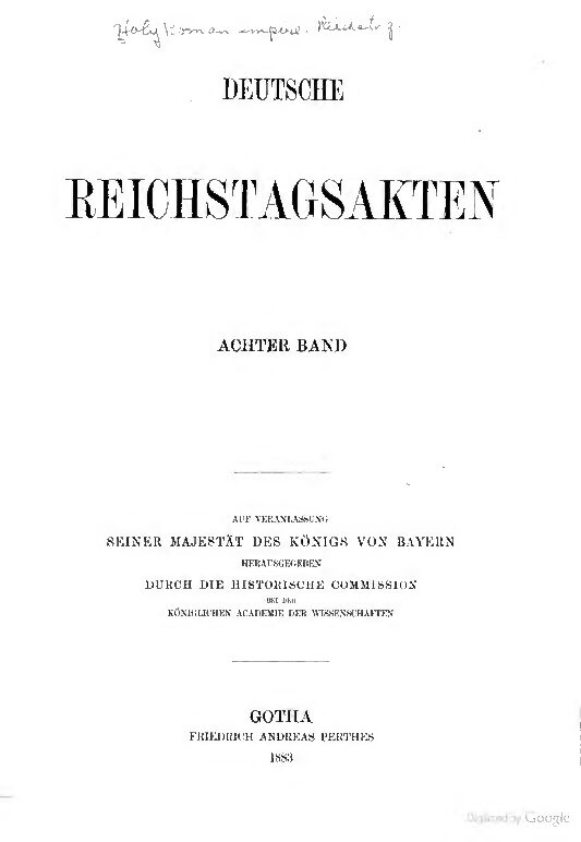 8. Band - Jahrgang 1883