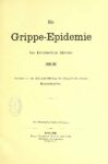 Die Grippe-Epidemie im Deutschen Heere 1889/90