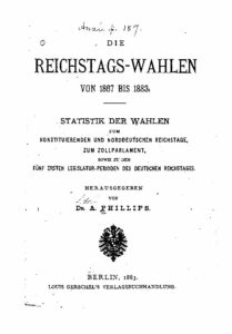 Die Reichstags-Wahlen von 1867-1883