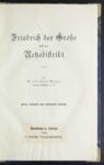 Friedrich der Grosse und der Netzedistrikt – Jahrgang 1908