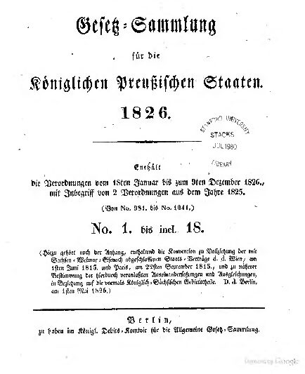 Jahrgang 1826