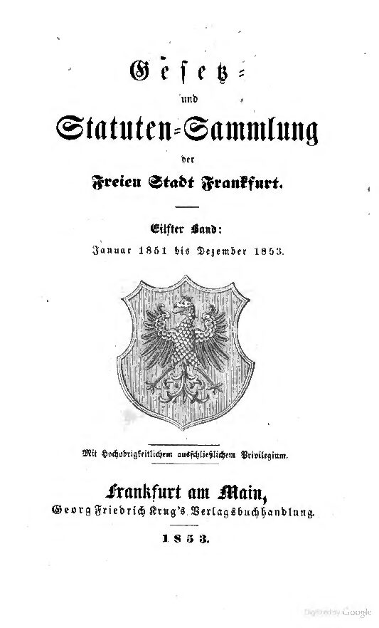 11. Band Januar 1851 bis Dezember 1853