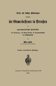 Gesetze und sonstige Bestimmungen betreffend die Gewerbesteuer in Preußen – Jahrgang 1883