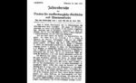 Jahresbericht des Vereins für mecklenburgische Geschichte und Altertumskunde – über das Vereinsjahr vom 1.Juli 1922 bis 30.Juni 1923 – Schwerin 1.Juli 1923