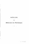 Katalog der Bibliothek des Reichstages – 4. Band – 1897