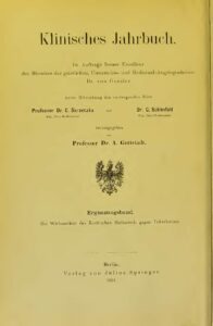 Klinisches Jahrbuch - Ergänzungsband - 1891