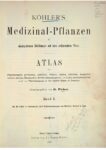 Köhlers Medizinal-Pflanzen Band 1 – REGISTER – 1887