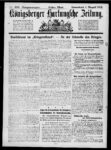 Königsberger Zeitung Nr. 355 – 01.08.1914
