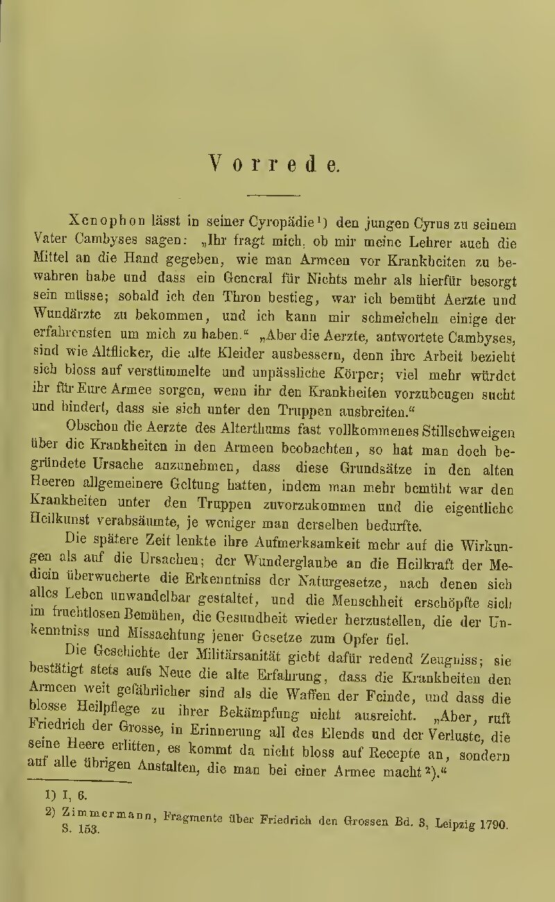 Lehrbuch der Militär Hygiene - 1868