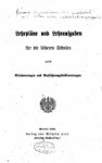 Lehrpläne und Lehraufgaben für die höheren Schulen nebst Erläuterungen und Ausführungsbestimmungen – 1893