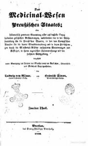 Medicinal-Wesen des preußischen Staates - Zweiter Teil - 1846