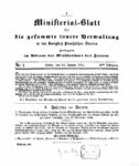Ministerial-Blatt für die gesammte innere Verwaltung in den Königlich Preußischen Staaten 15. Jahrgang – 1854