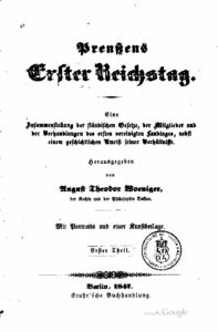 Preußens erster Reichstag - 1. Teil - 1847