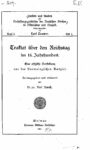 Quellen und Studien zur Verfassungsgeschichte des Deutschen Reiches in Mittelalter und Neuzeit – 1905