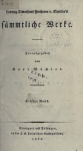 Sämtliche Werke 11. Band - vermischte Schriften über deutsche Geschichte, Statistik und öffentliches Recht - 1836