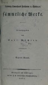 Sämtliche Werke 8. Band - vermischte Schriften über Theologie, Kirchengeschichte und Kirchenrecht - Erster Band - 1835