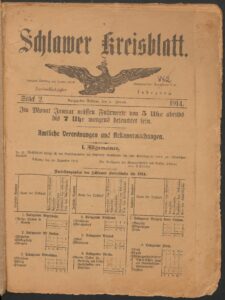 Schlawer Kreisblatt - 1914