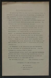 Schriftstücke-Unterlagen des I. Armeekorps - 1915