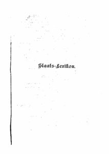 Staats Lexikon - 1882