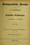 Stenographische Berichte über die Verhandlungen des Deutschen Reichstags 1. Legislaturperiode – III. Session 1872 – 3. Band 1872