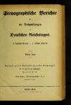 Stenographische Berichte über die Verhandlungen des Deutschen Reichstags 2. Legislaturperiode – II. Session 1874-75 – 4. Band 1875