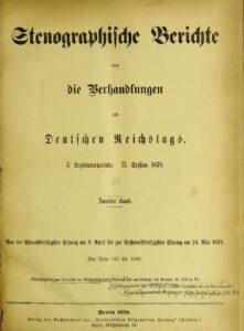 Stenographische Berichte über die Verhandlungen des Deutschen Reichstags 3. Legislaturperiode - II. Session 1878 - 2. Band 1878