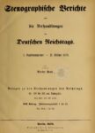 Stenographische Berichte über die Verhandlungen des Deutschen Reichstags 3. Legislaturperiode – II. Session 1878 – 4. Band 1878