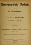 Stenographische Berichte über die Verhandlungen des Deutschen Reichstags 4. Legislaturperiode – I. Session 1878 – 1. Band 1878