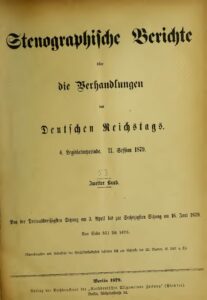 Stenographische Berichte über die Verhandlungen des Deutschen Reichstags 4. Legislaturperiode - II. Session 1879 - 2. Band 1879