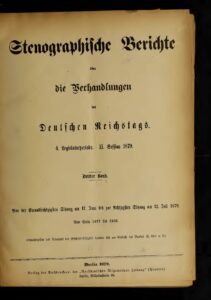 Stenographische Berichte über die Verhandlungen des Deutschen Reichstags 4. Legislaturperiode - II. Session 1879 - 3. Band 1879